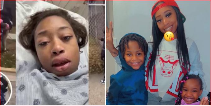 Corshawnda Hatter, Pregnant mother with sickle cell jumped by kids while protecting her children